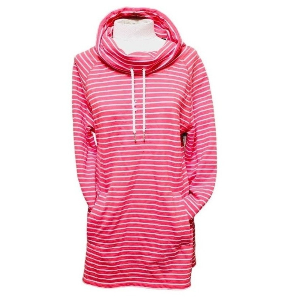 Y2K Tommy Hilfiger Pull over knit‎ top size Medium light weight red white